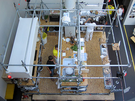 scaffolding kitchen